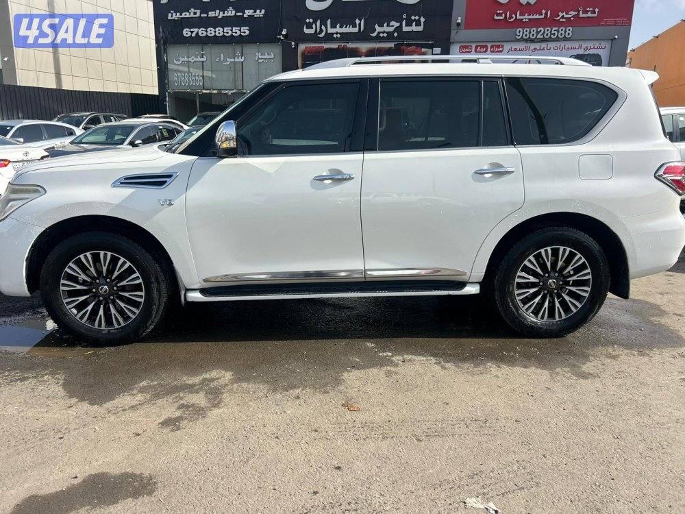 نيسان باترول بلاتنيوم.V8 موديل 2014 ماشى 257.000 k.m وارد البابطين .2