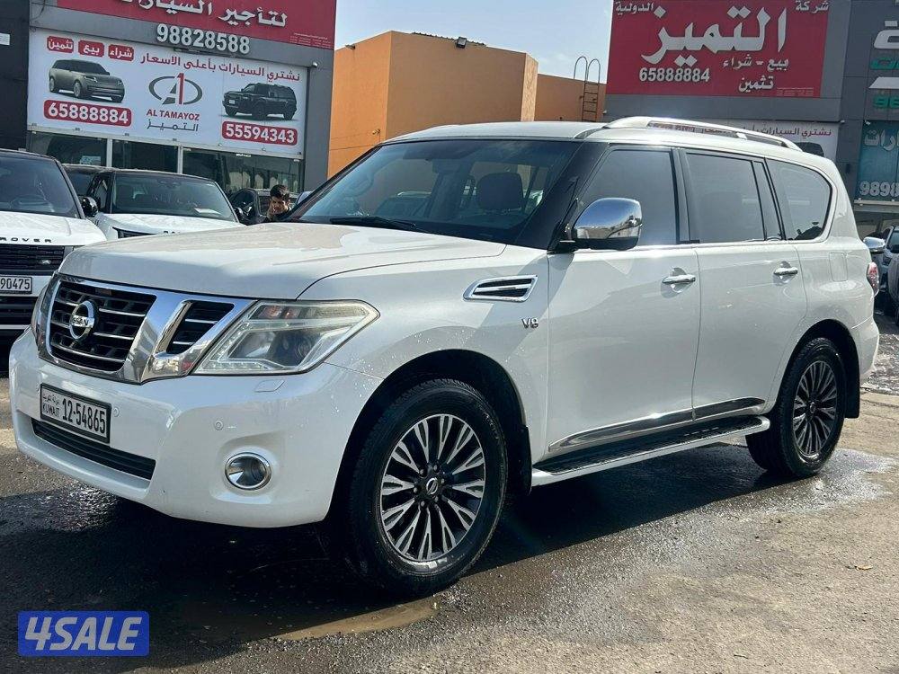 نيسان باترول بلاتنيوم.V8 موديل 2014 ماشى 257.000 k.m وارد البابطين .8
