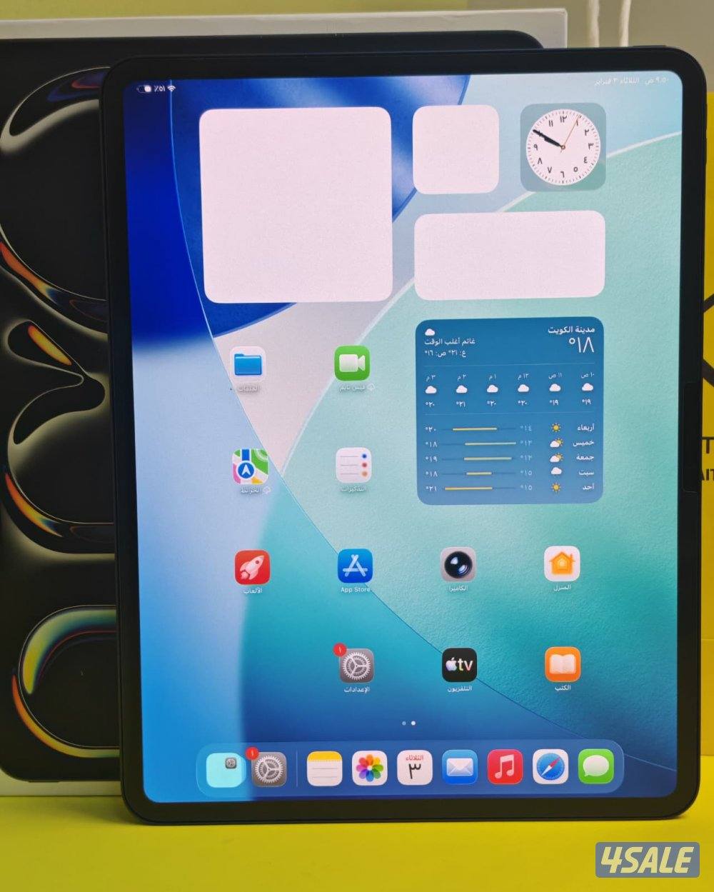 ايباد برو 13 انش – M5 – رمادي iPad Pro 13" (M5) Gray مستعمل كالجديد2