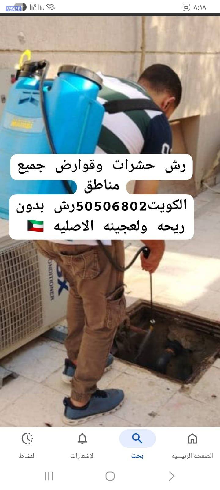 مكافحه حشرات وقوارض خدمه متميزه ودقه في العمل 🪳1