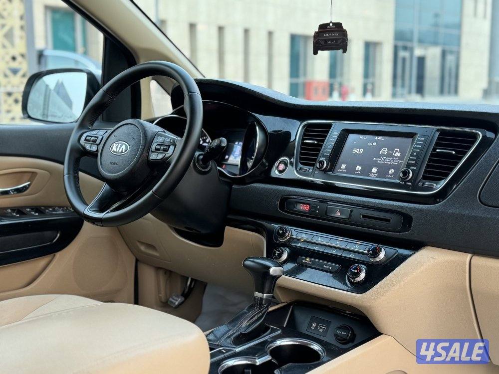 كيا كرنفال موديل 2019 بحاله الوكاله شرط الفحص13