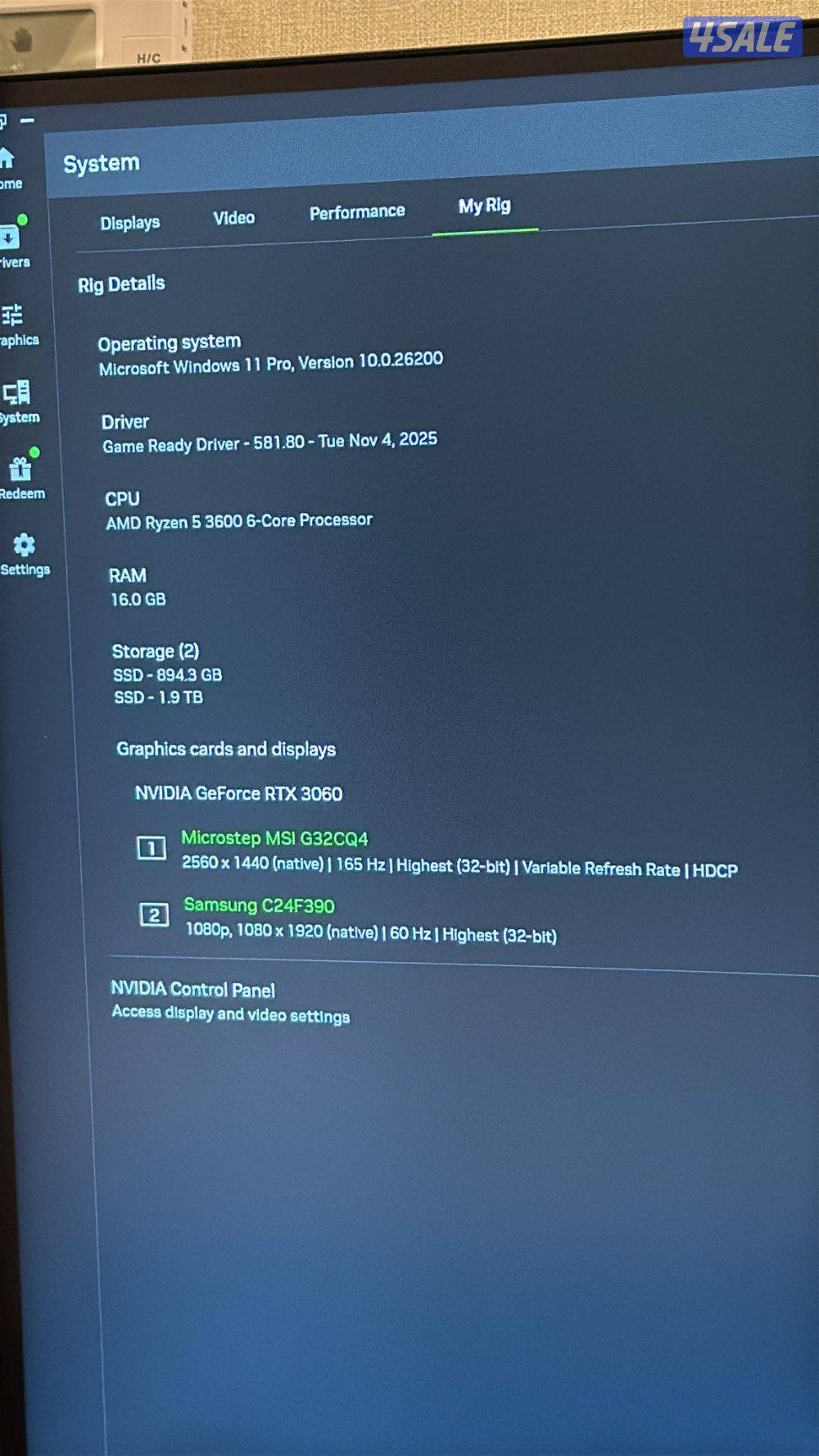 للبيع بي سي للتواصل واتس اب فقط0