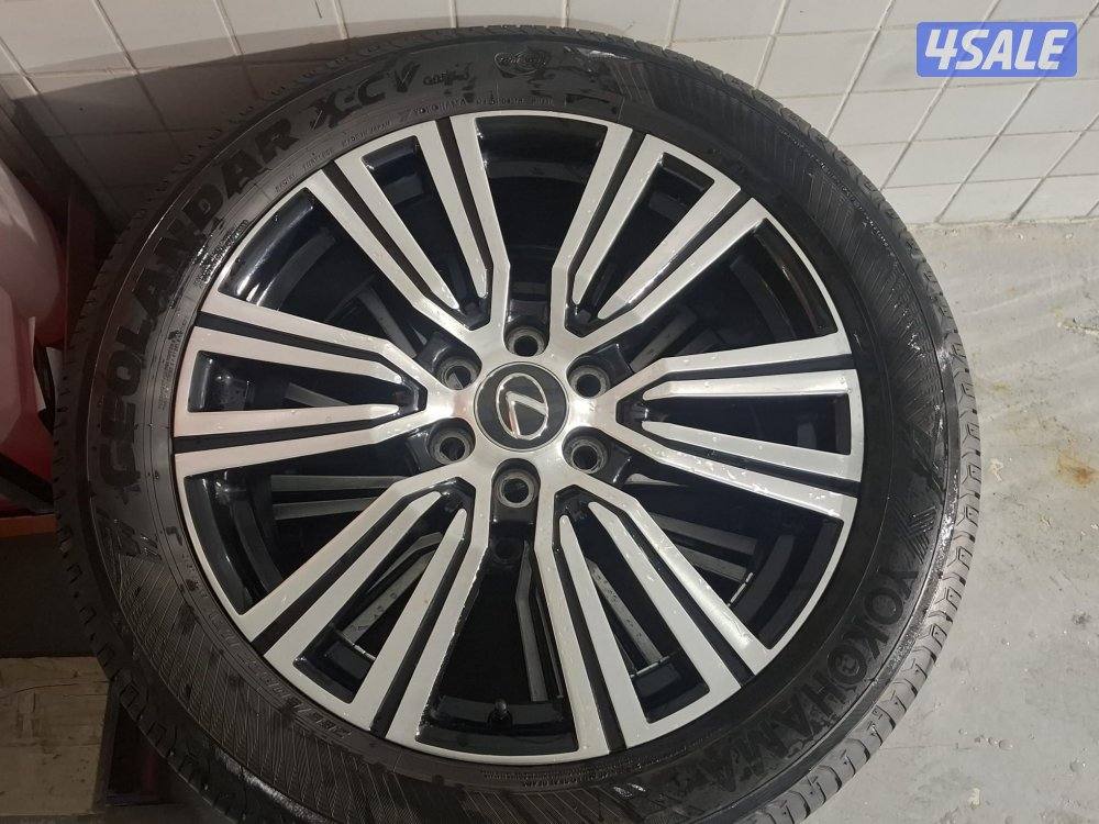 رنقات جيب لكزس مع توايرهم يوكوهاما جدد3