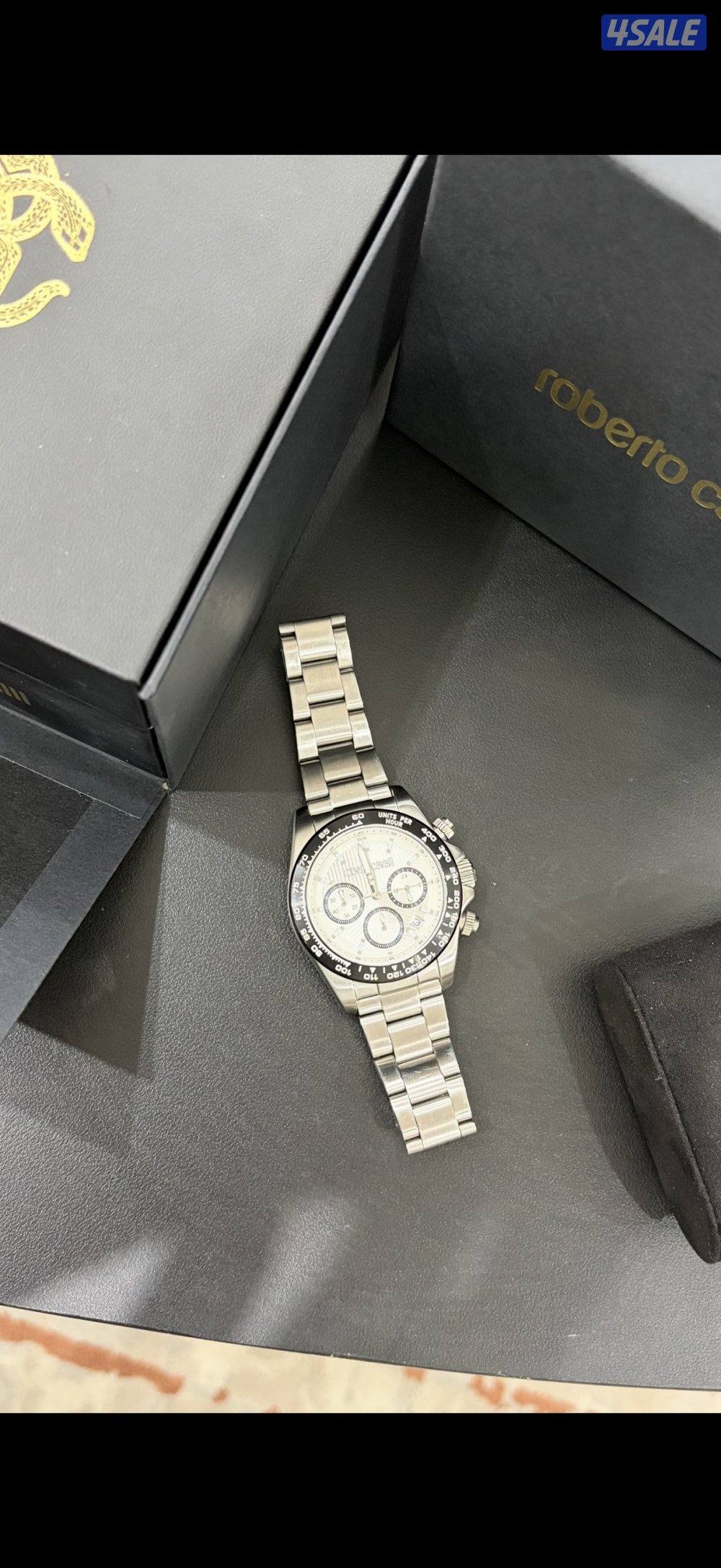 للبيع ساعة روبيرتو كافالي وساعة سيكو3