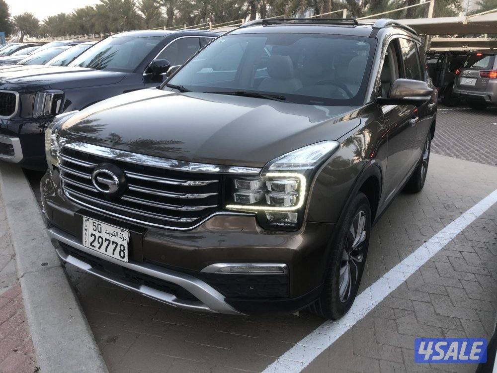 جي اية سي موديل 2018 اللون بني من داخل جلد بيج اعلي فيئة بانوراما ماشي0