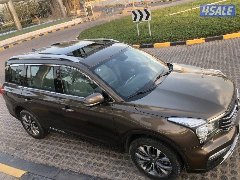 جي اية سي موديل 2018 اللون بني من داخل جلد بيج اعلي فيئة بانوراما ماشي3