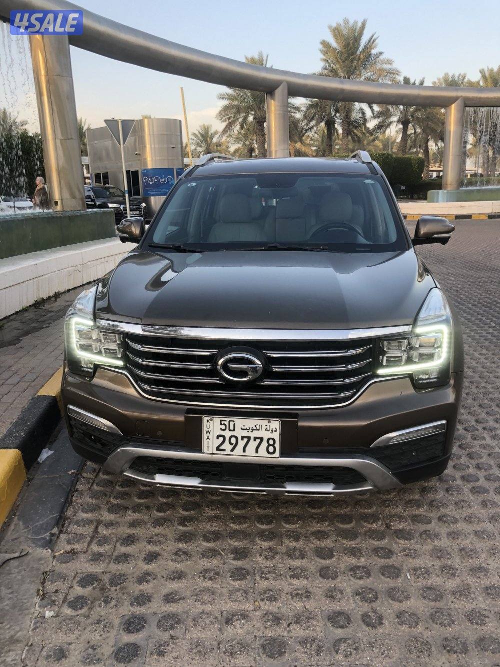 جي اية سي موديل 2018 اللون بني من داخل جلد بيج اعلي فيئة بانوراما ماشي6