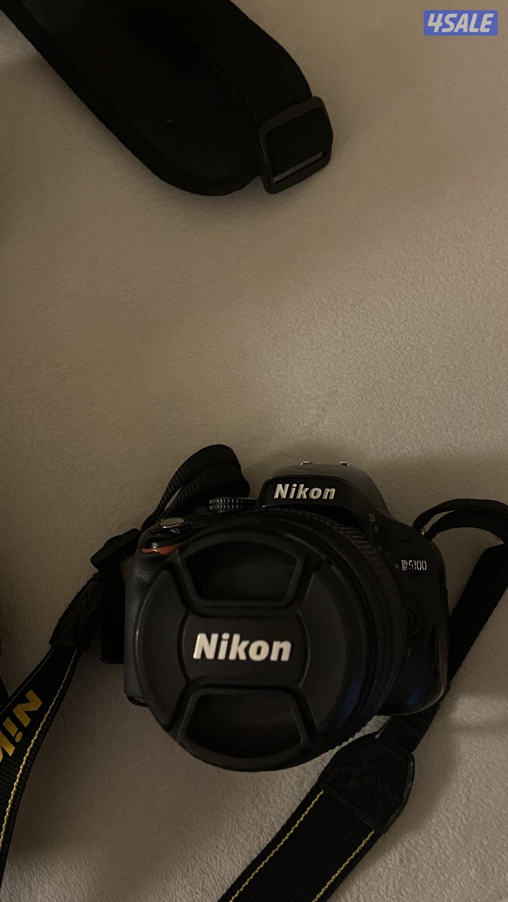 Nikon D5100/عدسات 5/ عدسه جديده لم تستخدم/  فلاش كبير\ بطاريتين\ 2bag6