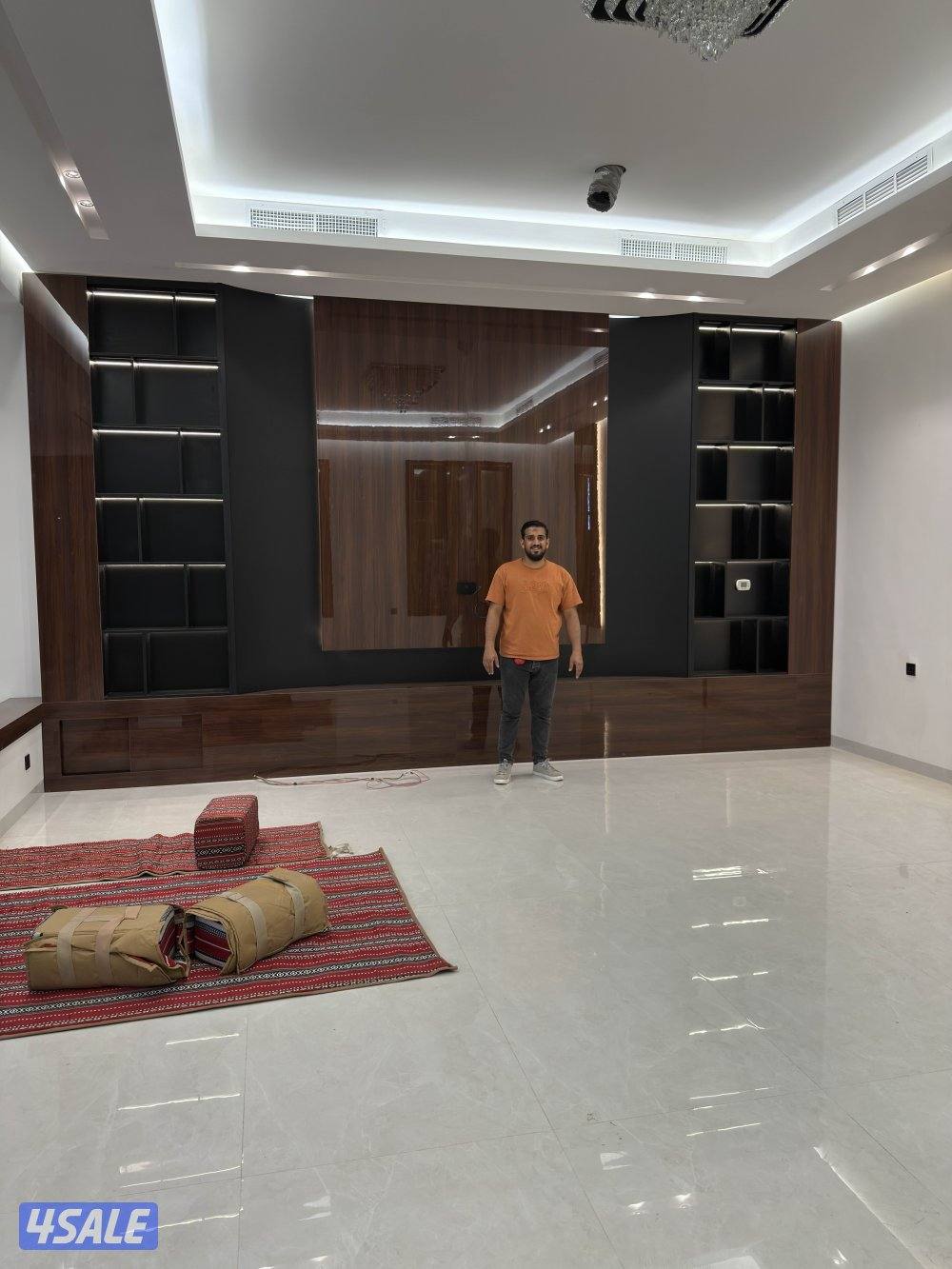 ديكورات خشبيه ورق جدران صبغ باركيه2