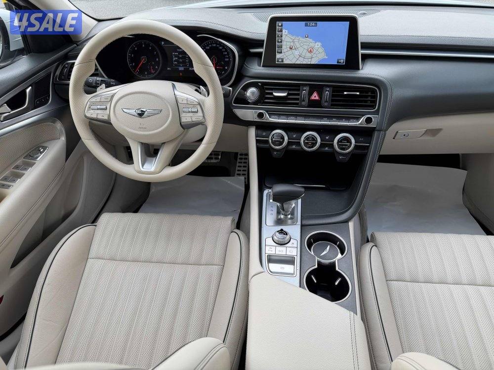 جنسيس G70 موديل 2019 عداد 35 الف وكالة كامل المواصفات سيرفيس منتطم1