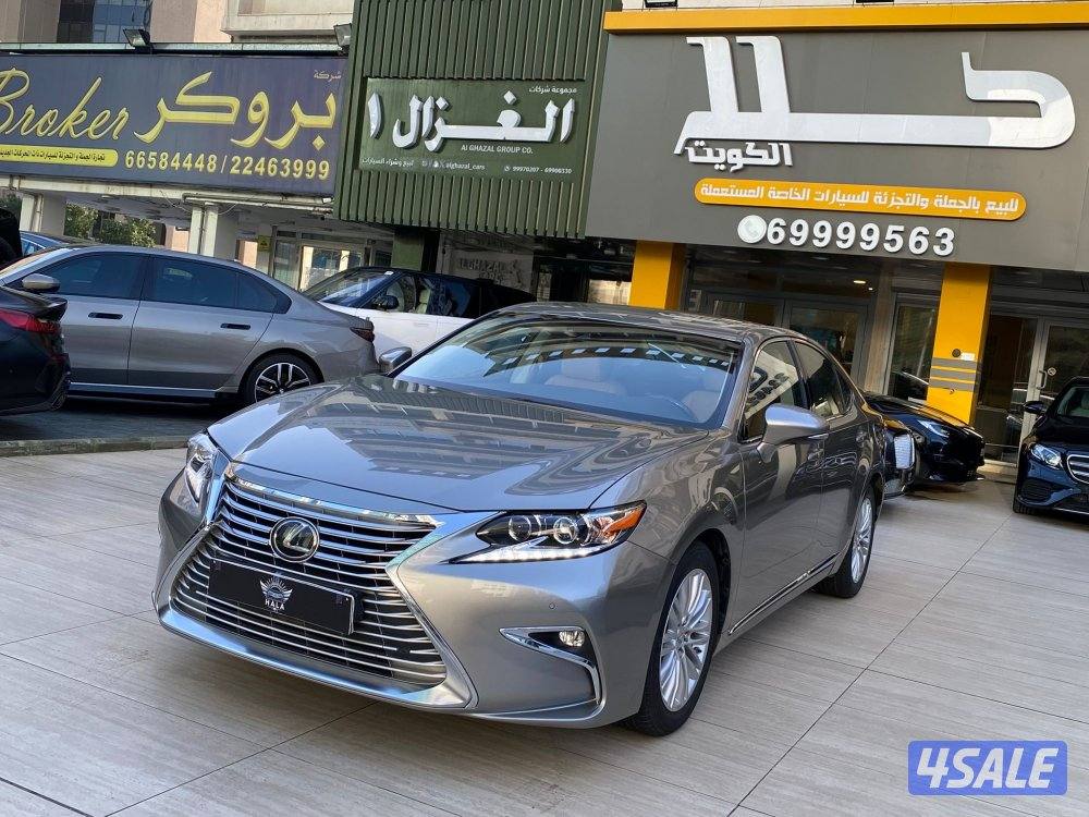 لكزس ES250 موديل 2018 عداد 85 الف كيلو فقط وارد الساير شرط الفحص0