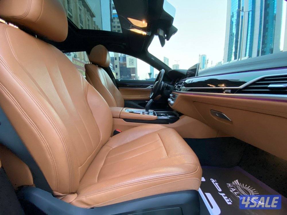 بي ام دبليو 740Li موديل 2017 عداد 50 الف كيلو فقط صبغ وكاله وارد وكاله6