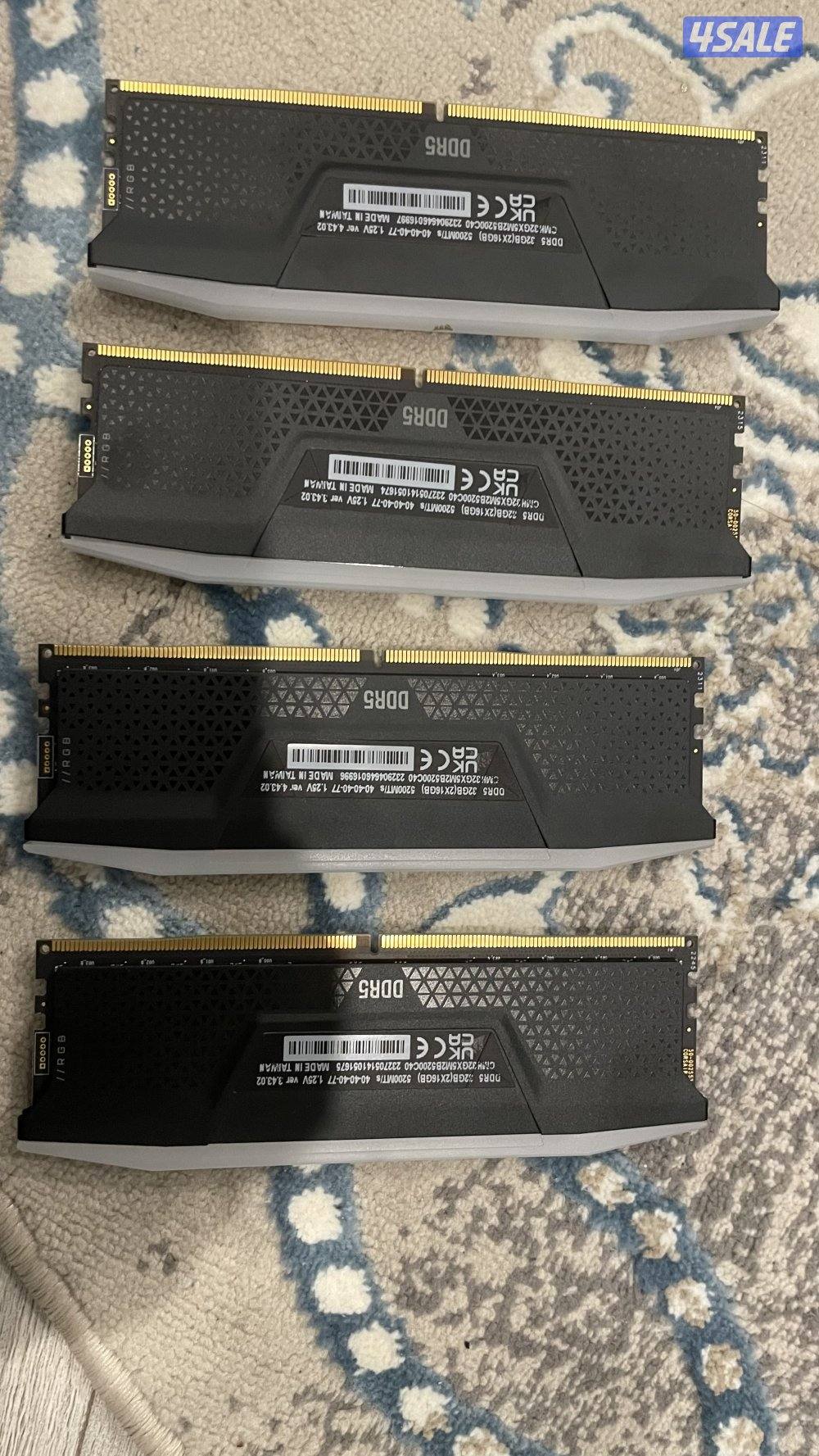 رامات 4x16 64gb ddr5 5200mt1