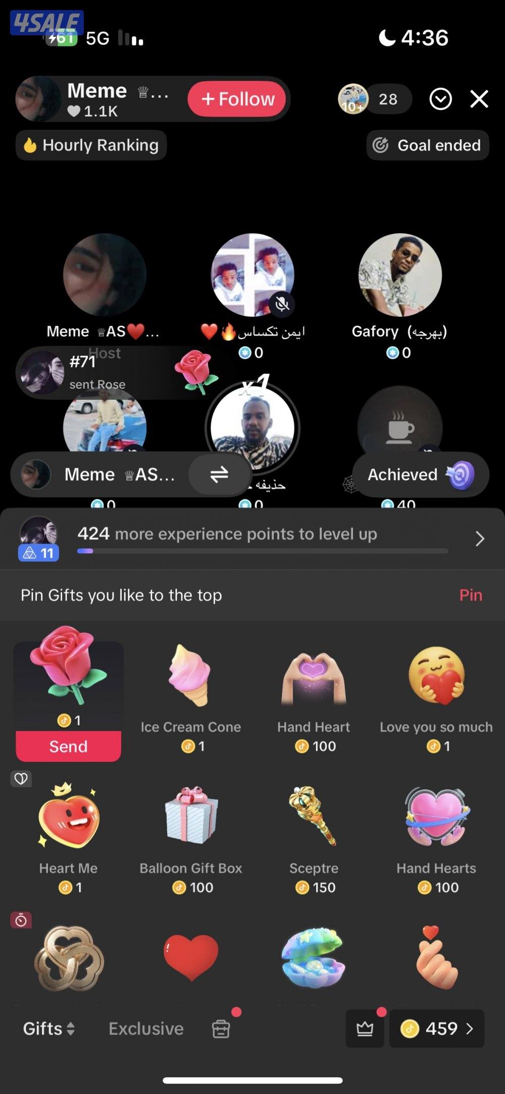 حساب تيك 30 الف عربي رخيص1