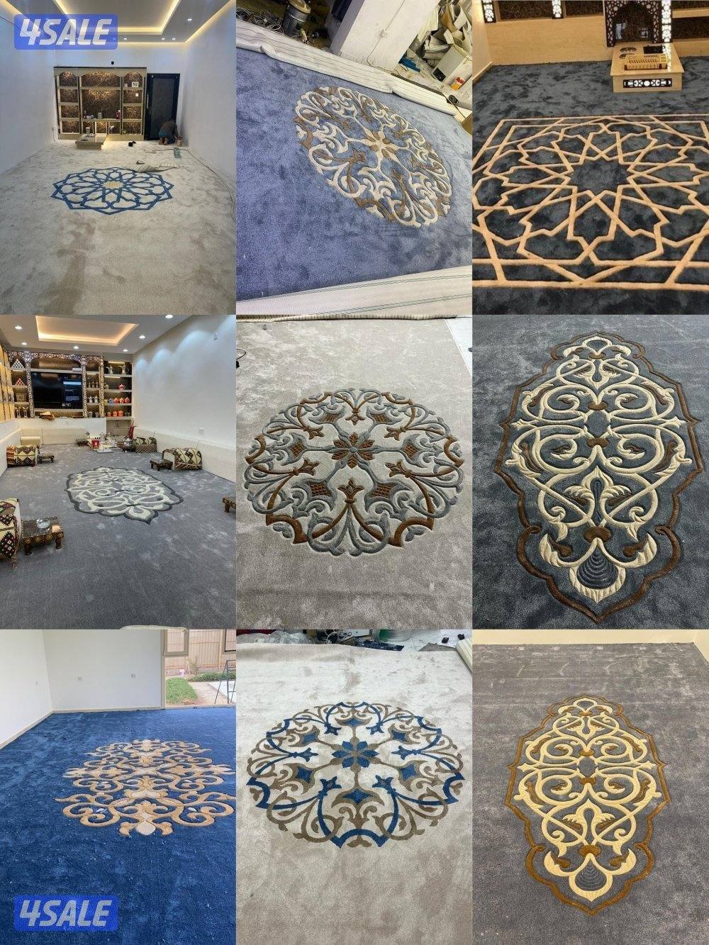 كل ما تحتاجو متوفر لدينة سجاد قص تركي وموكيت سعودي ومساند ضهر وباركية9