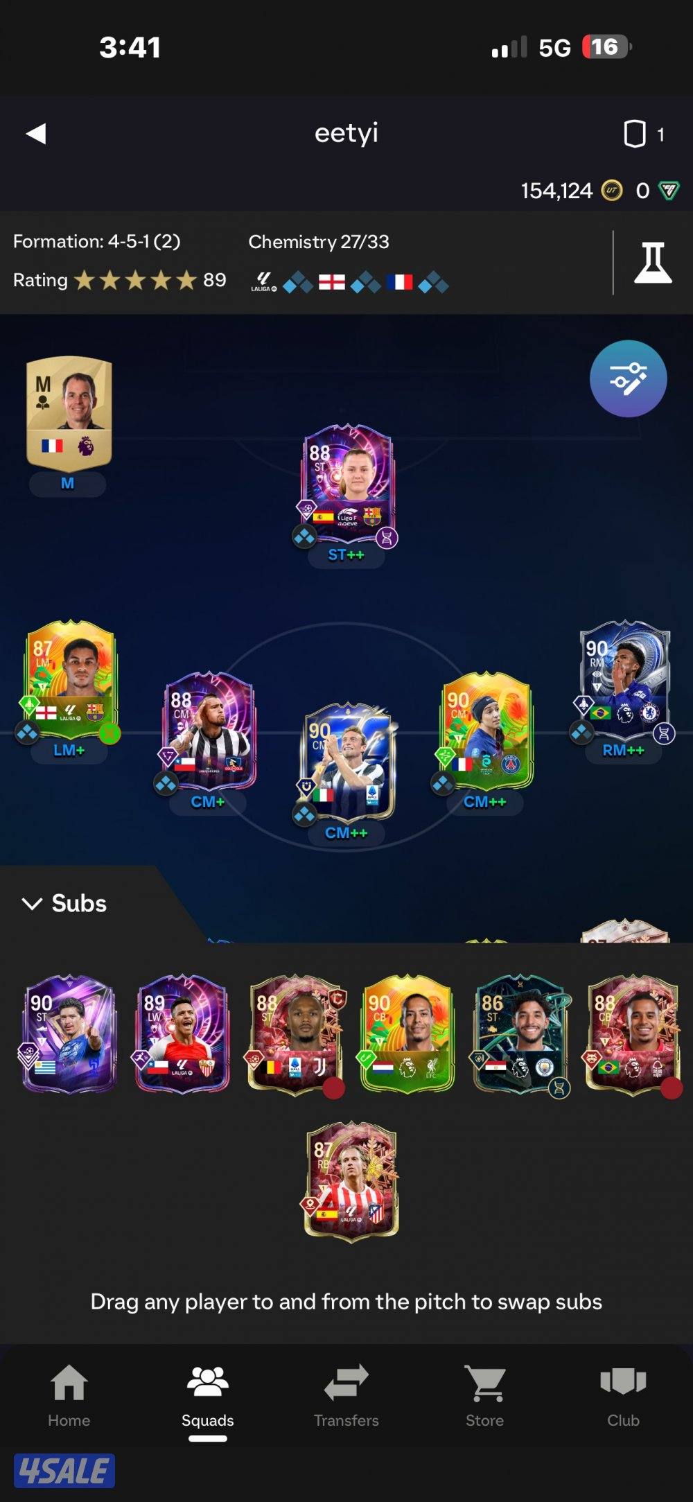 حساب اف سي 261