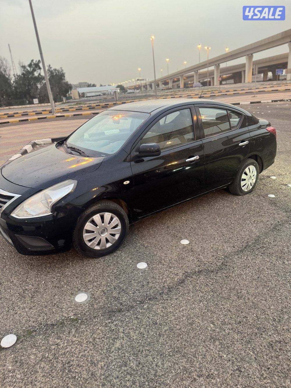 للبيع نيسان صني 2021 شرط الفحص (قير-مكينه) عداد177الف3