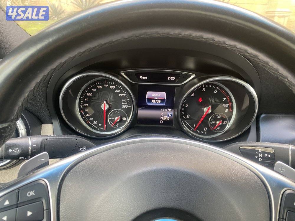 للبيع مرسيدس CLA الموديل 2017 ماشي 78 شرط الفحص مكان بنيدالقار6