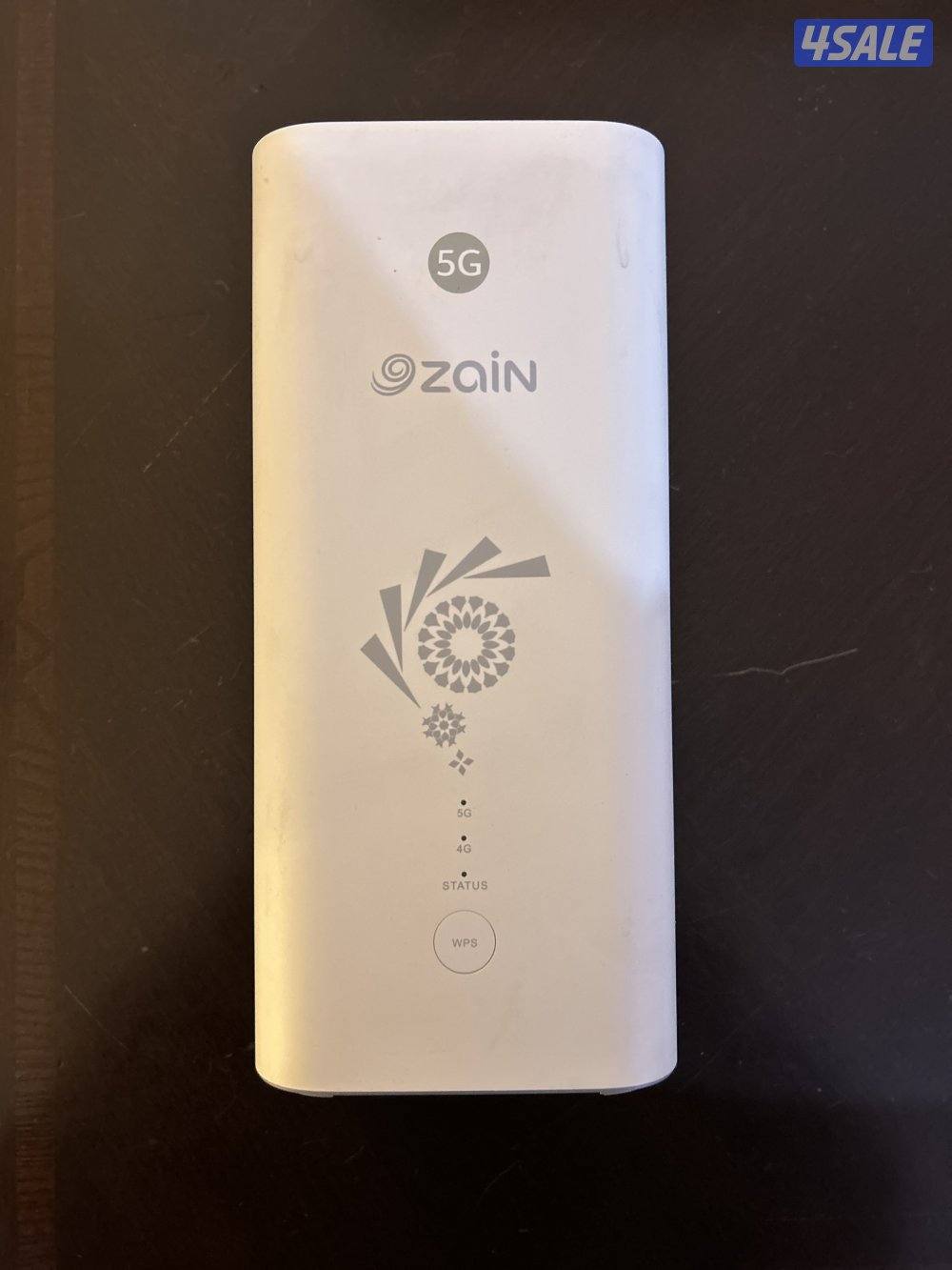 للبيع راوتر شبكة زين 5G نظيف جدا و بحالة ممتازة و معه شاحن اصلي0