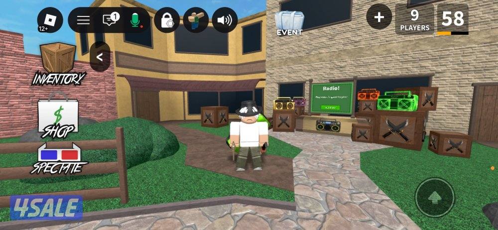 حساب روبلكس فيه مايك3