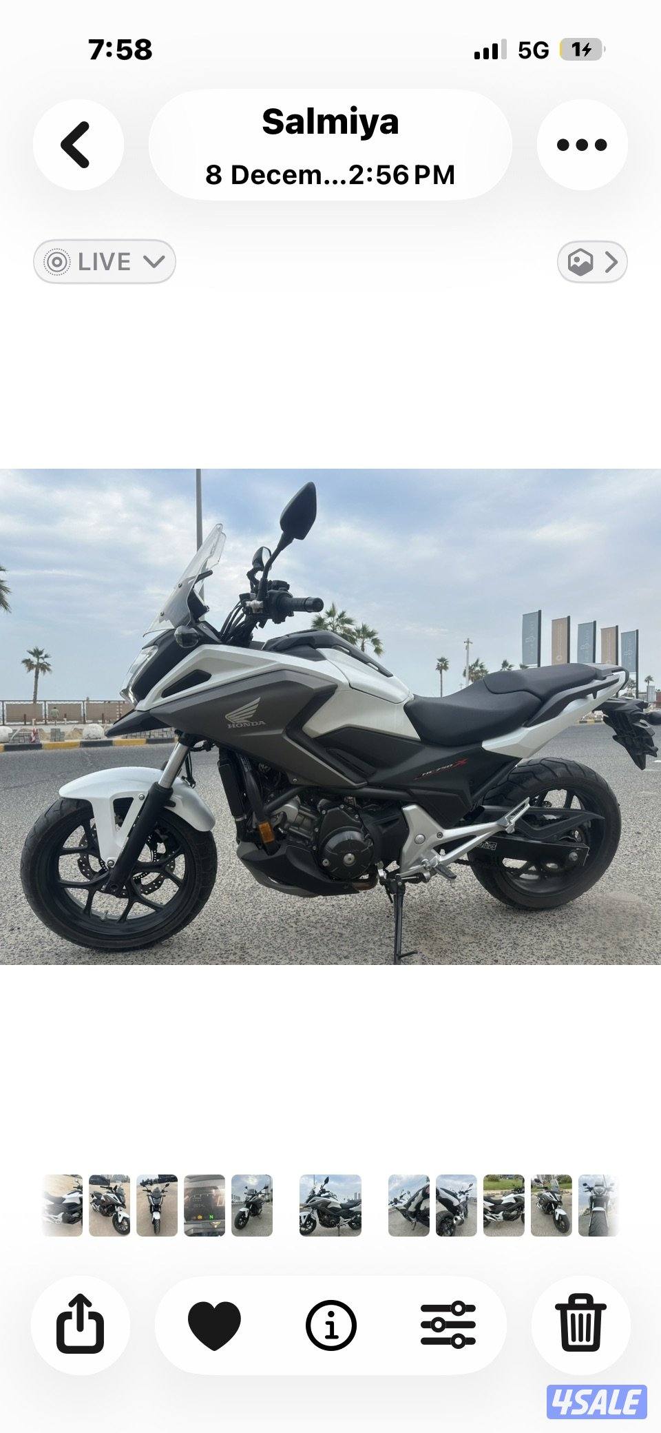 Nc750x model 20192