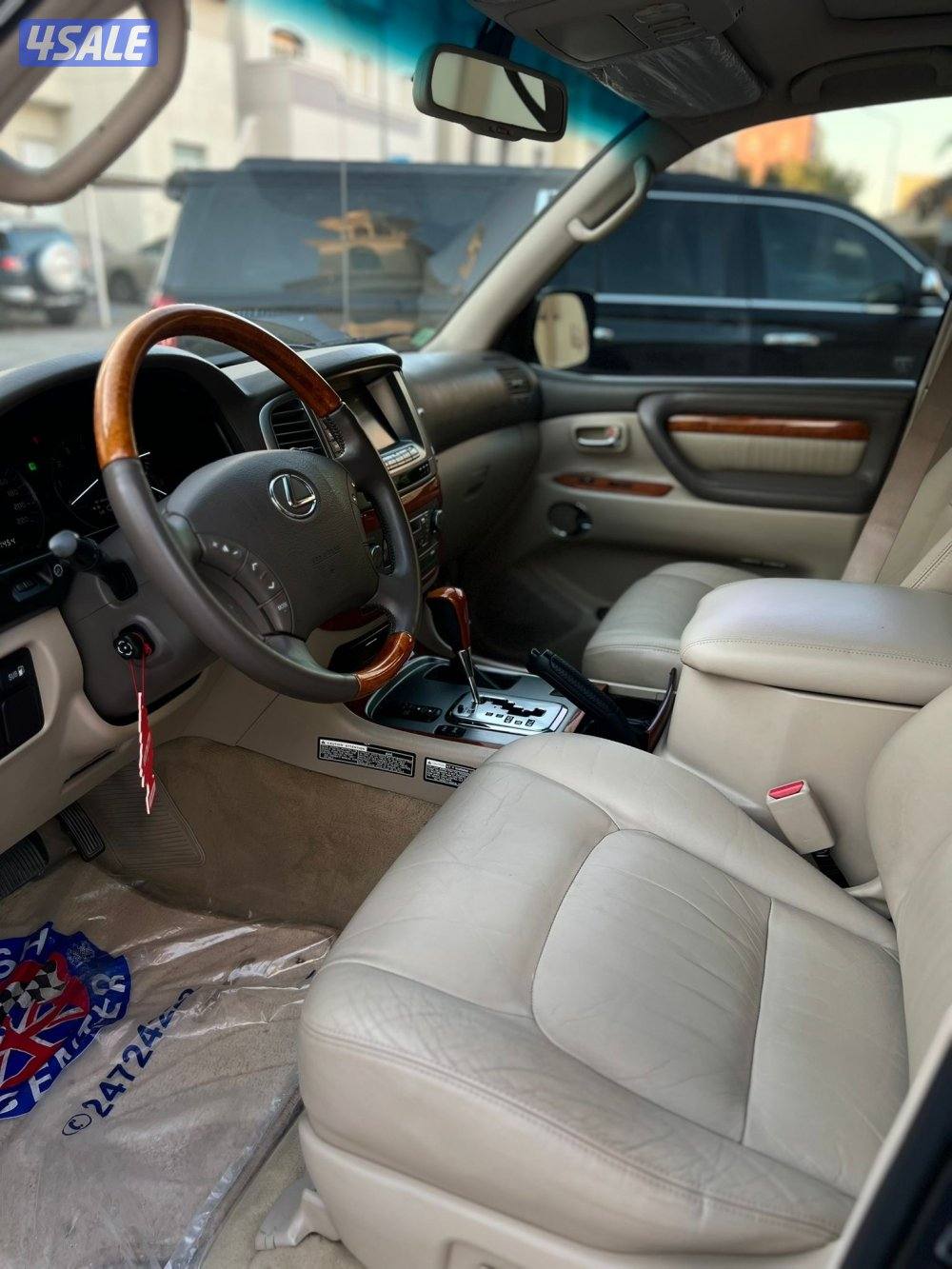 جيب لكزس الساير داخلية اصلية2006 شرط الفحص قير مكينة شاصي جيد ماشي 4112