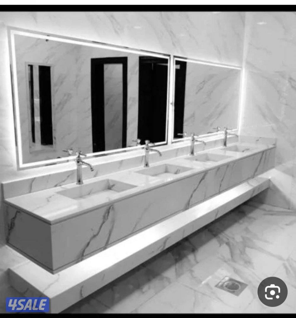 ‏أبو يونس لتفصيل أحدث المغاسل من الرخام الطبيعي الصناعي8