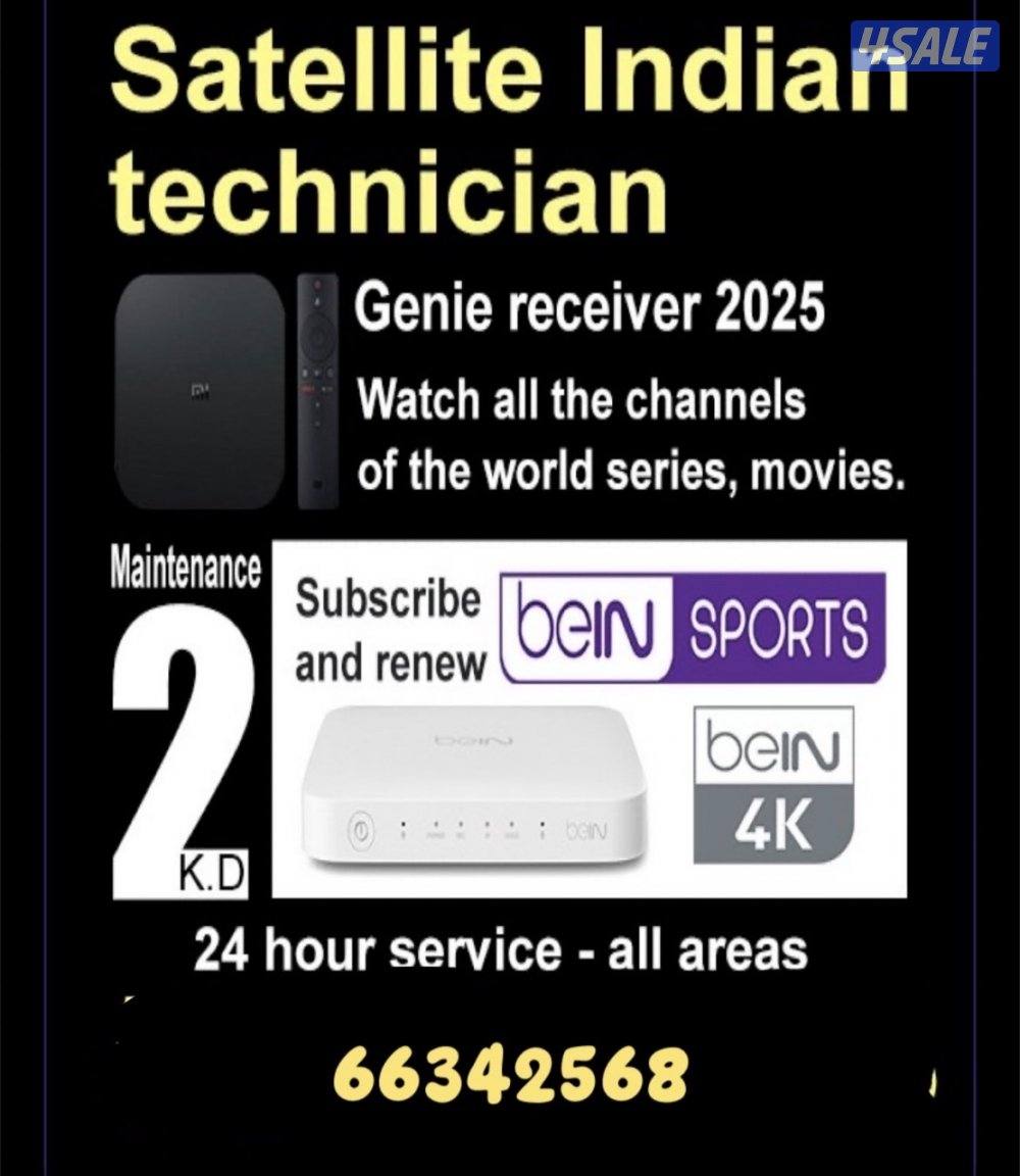 Satellite technician all kind of satellite receiver available3