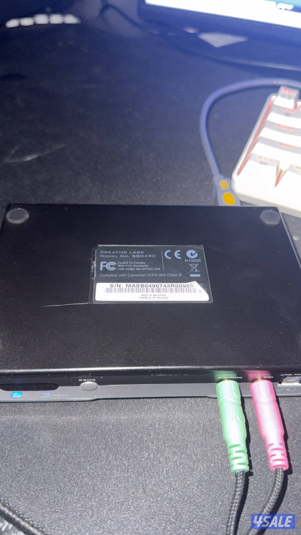 كرت صوت فضي Sb0490 نظيف جدا و ومعلومة الشخطه الي ورا مو كسر شخطه0