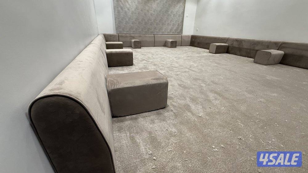 تفصيل وتنجيد ديوانيات اسفنج البغلي وسعودي وستاير لنن ويفي ورول عازل1