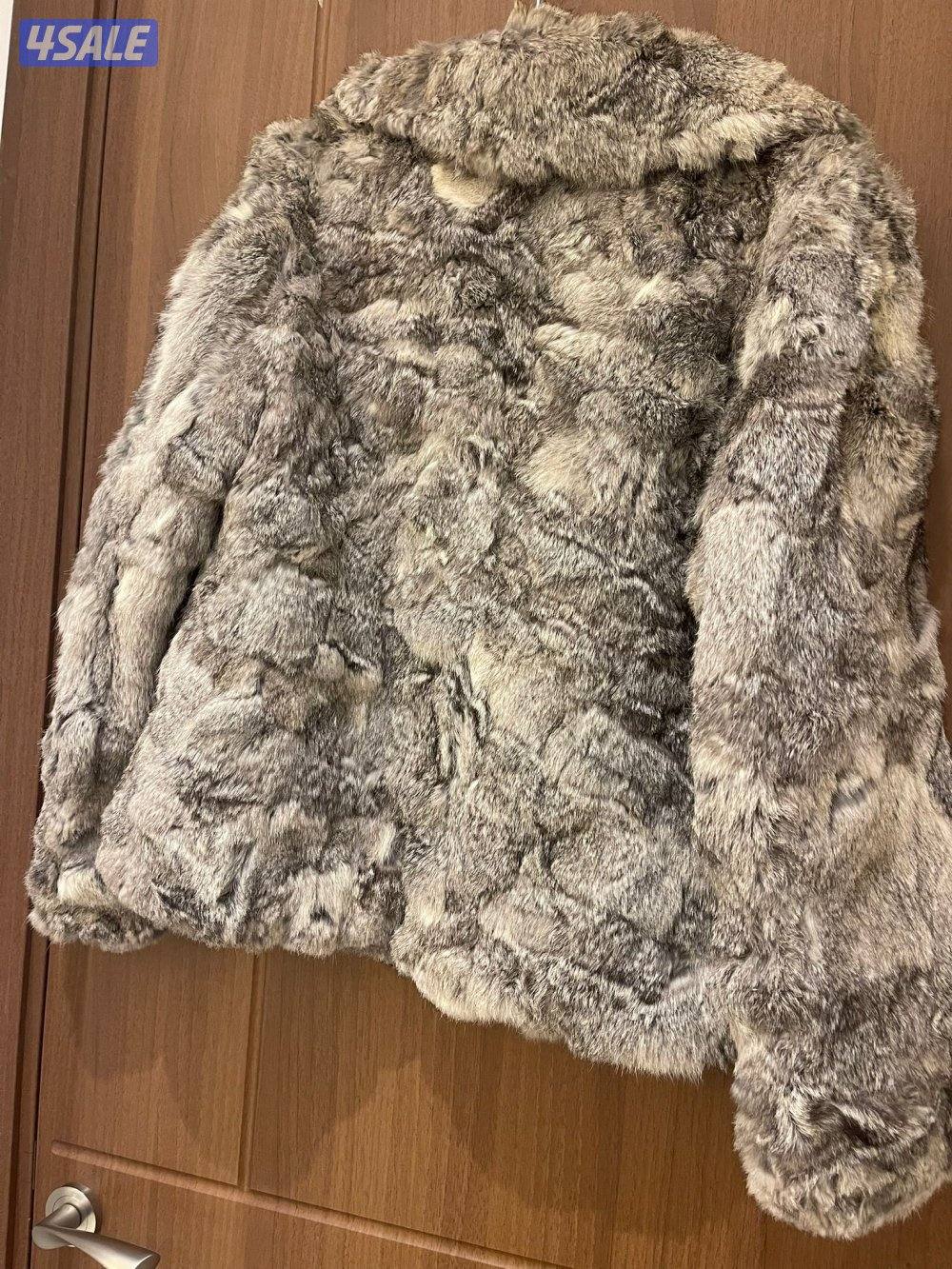 للبيع فرو ارنب طبيعي جاكيت وفروه1