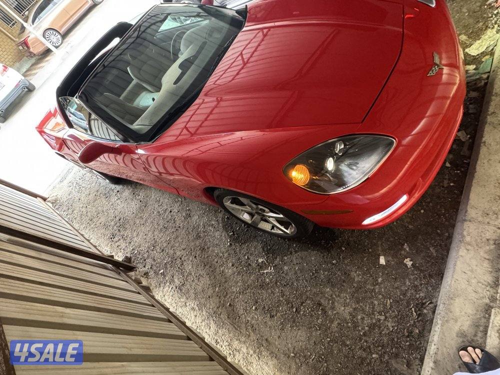 للبيع كورفت c6 تموتايك ماشي ١٥٦ الف كيلو فيه ضربه شاصي ستوك ماعليه شي2