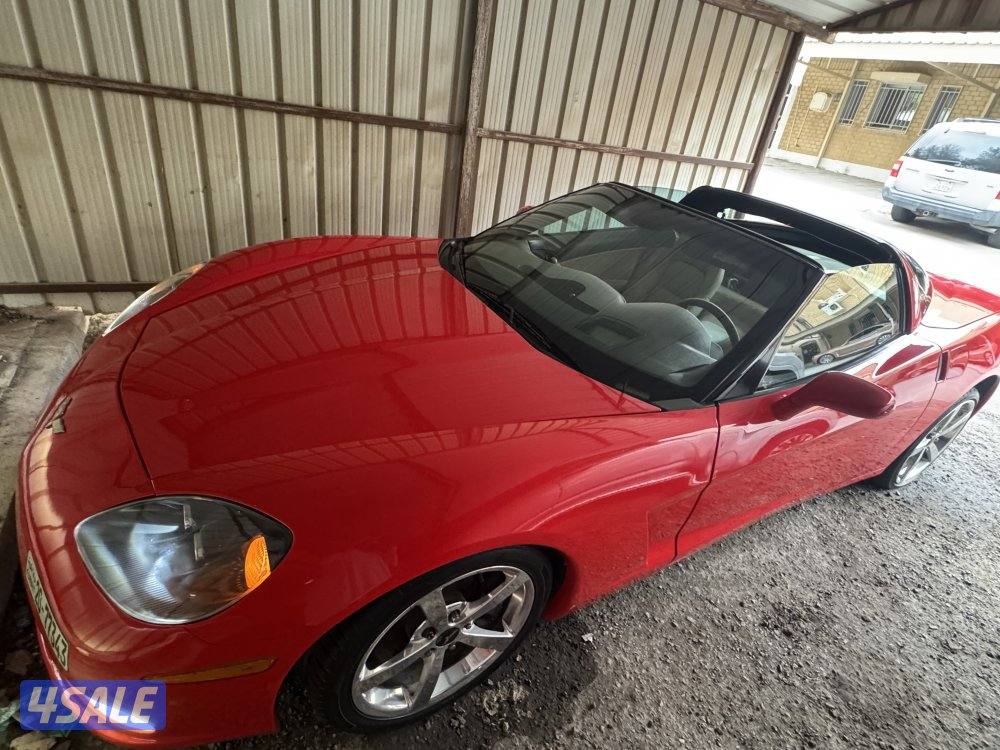 للبيع كورفت c6 تموتايك ماشي ١٥٦ الف كيلو فيه ضربه شاصي ستوك ماعليه شي3