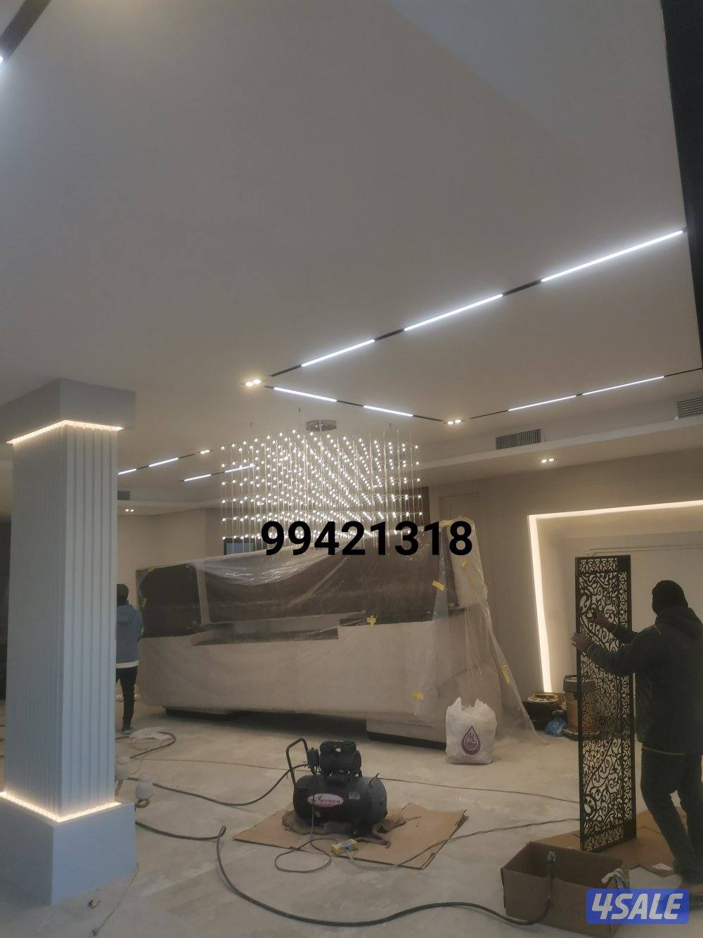 فنی کھرباء باکستانی تمديد تركيبات مخفي لايت بروفايل لايت مقناطیسى لايت0