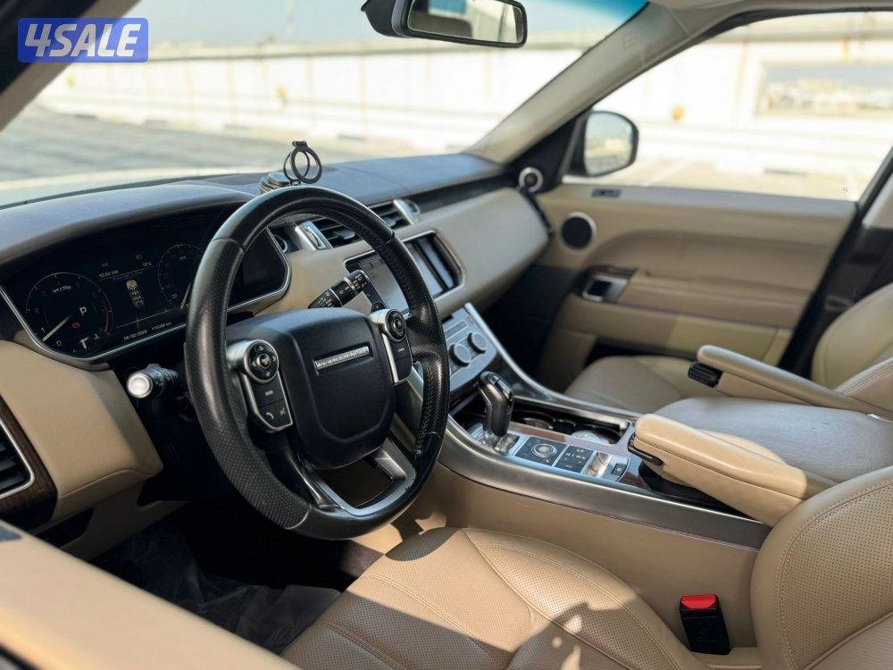 للبيع رنج سبورت موديل 2015 عداد 115 الف بحالة الوكاله8