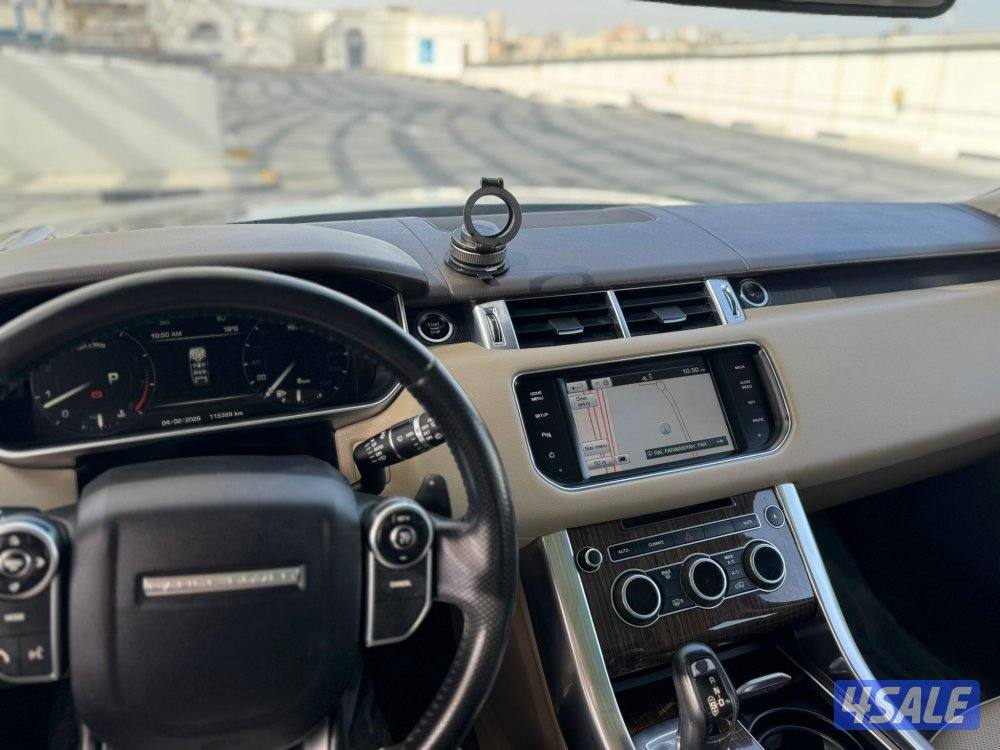 للبيع رنج سبورت موديل 2015 عداد 115 الف بحالة الوكاله10