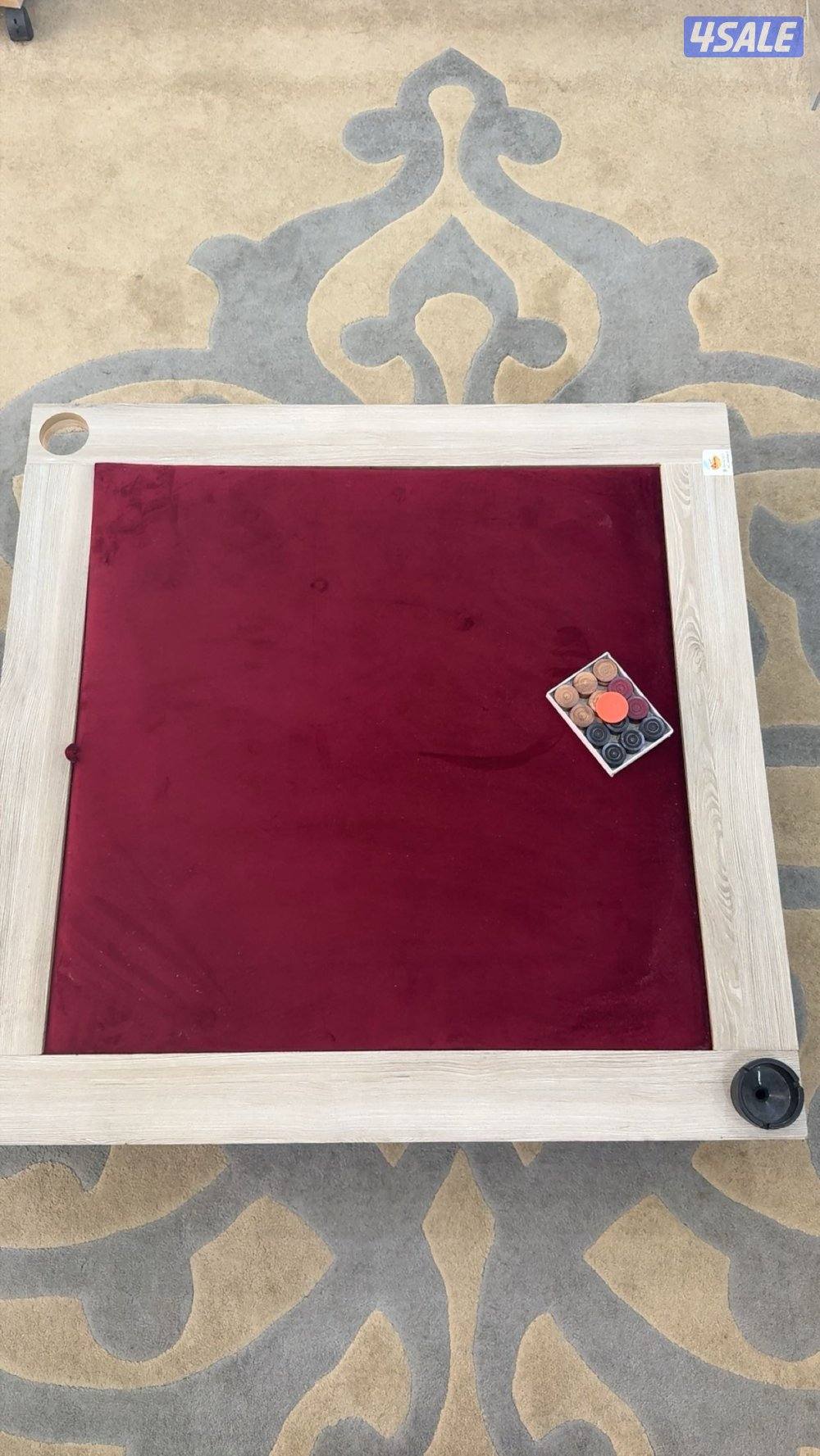 طاولة بلوت فاخرة لها صوت عند الضرب وكيرم بنفس الوقت متكاملة الأغراض 🔥2