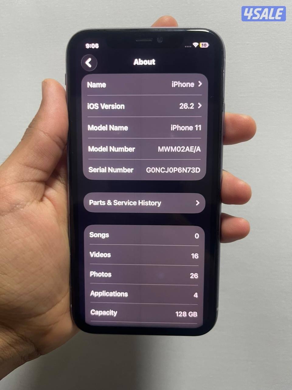 آيفون 11 سعة 128 جيجابايت - بنفسجي4