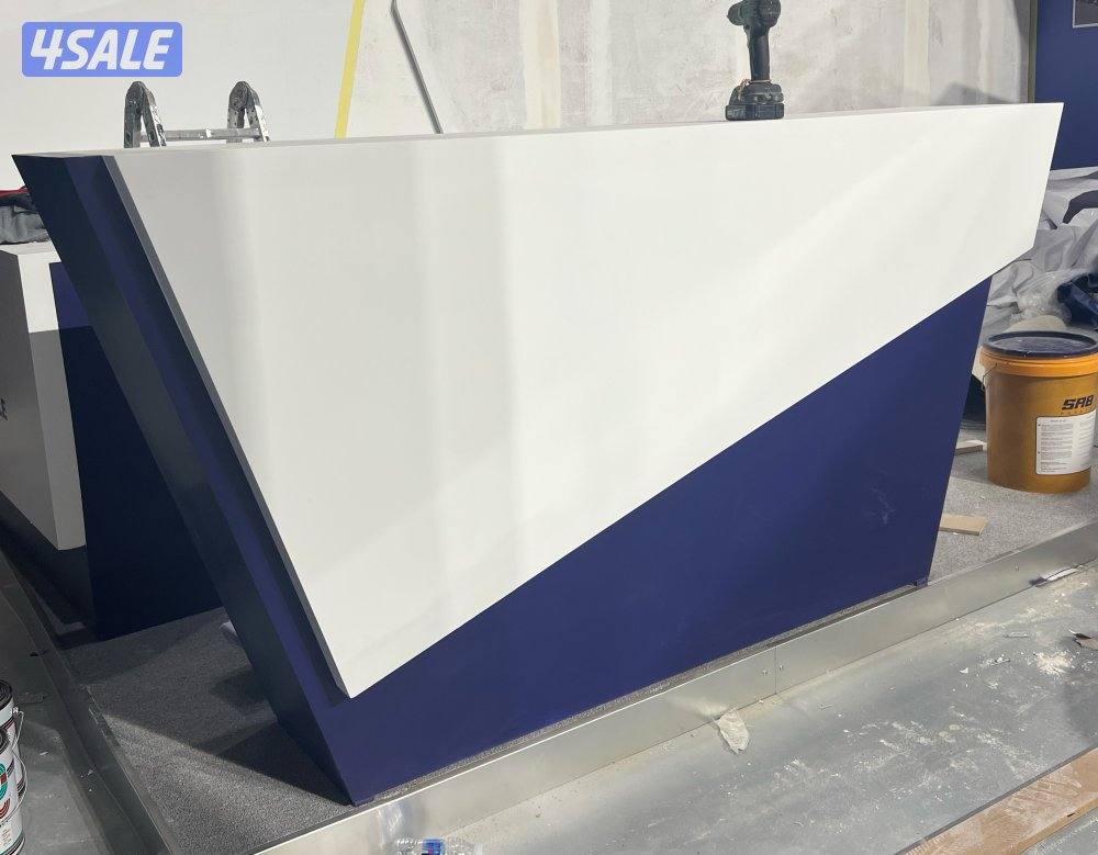 Almost new customized reception desk0