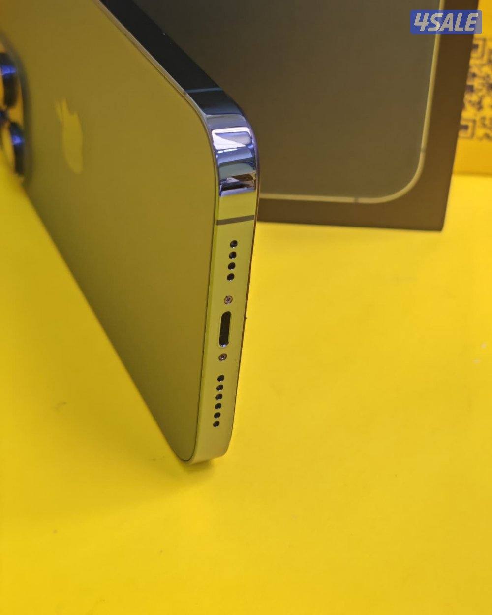 iPhone 13 Pro Max 128GB Green – 84% ايفون 13 مستعمل كالجديد بطارية1