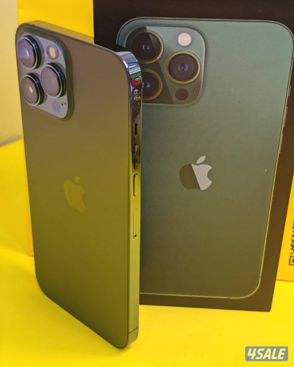 iPhone 13 Pro Max 128GB Green – 84% ايفون 13 مستعمل كالجديد بطارية2