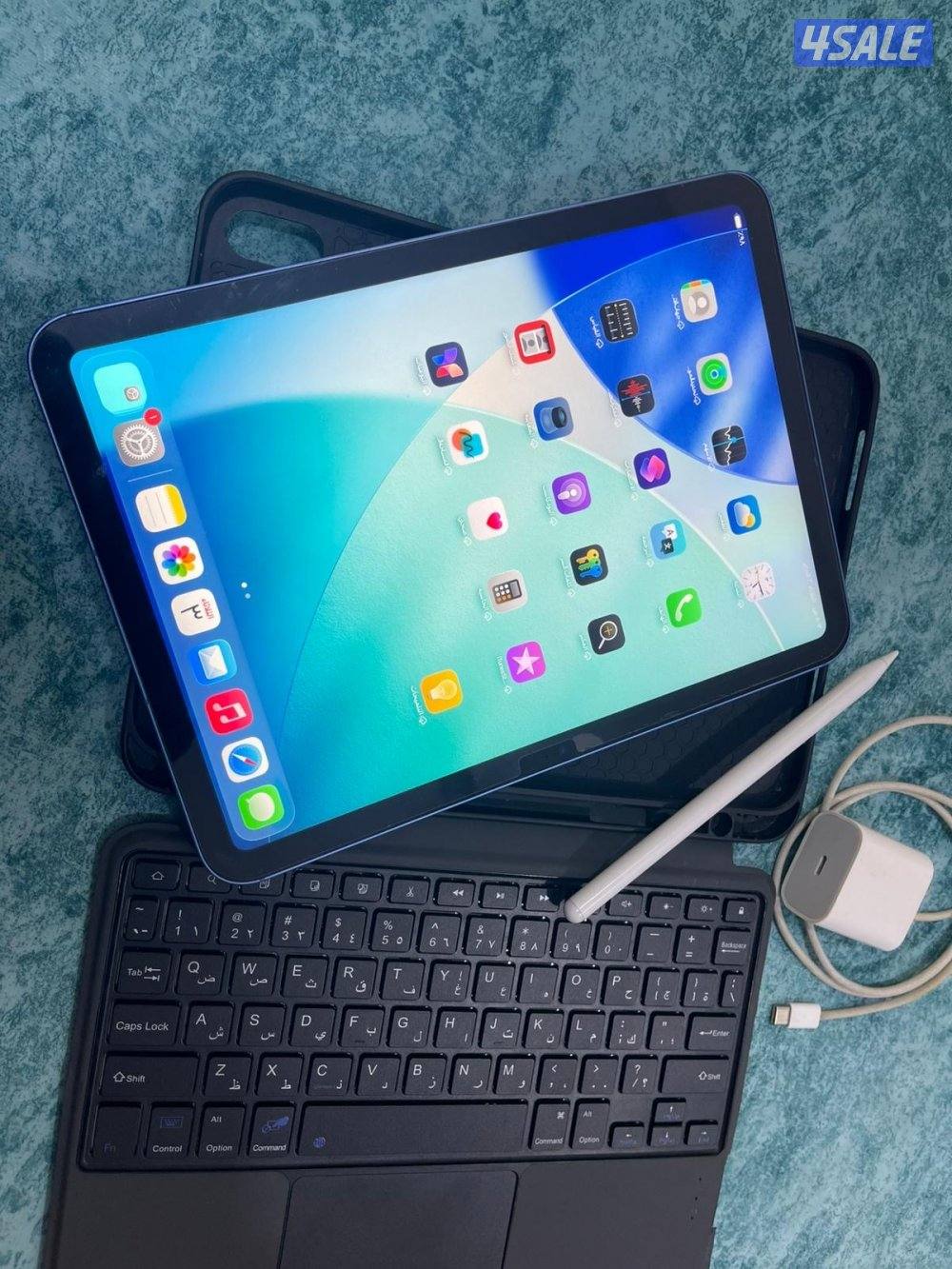 ايباد ابل 10 العاشر 64 قيقا بطارية 100 شريحة 5g كفالة 8 شهر3