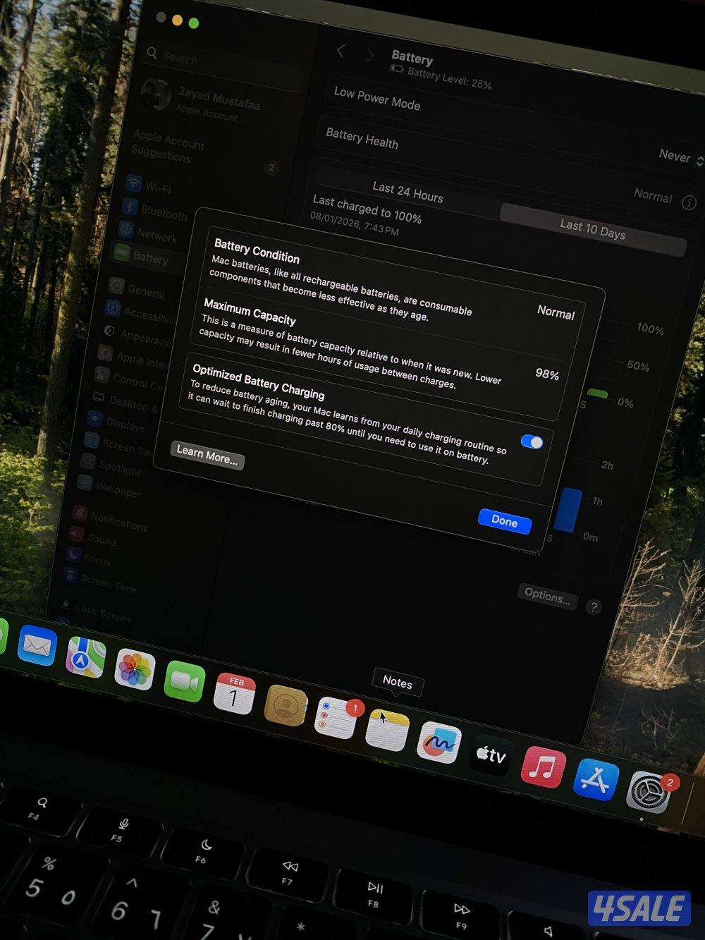 Apple MacBook Air m1 , 8GB RAM , 256GB SSD , 13.3-inch , Space Grey2