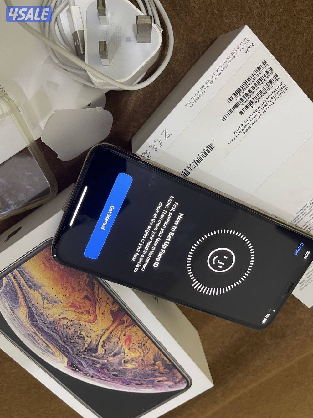 ايفون ابل اكس اس ماكس 256 قيقا بطارية 81 يركب فيه خطين غير الاكتروني م5