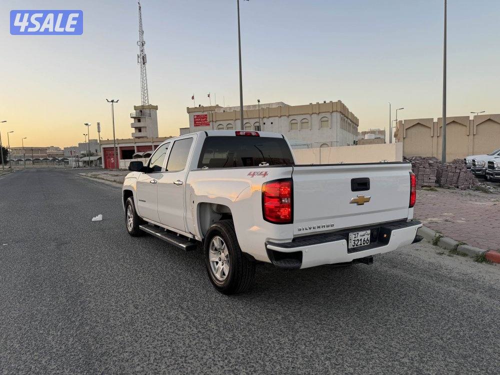 🏴سيلفرادو دبل جير ارضي 2017 صبغ وكاله شرط الفحص🏴1