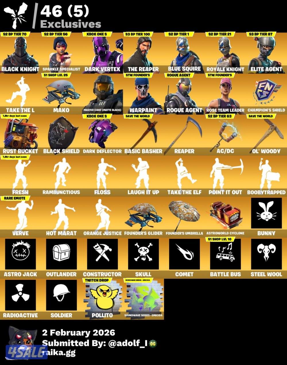 حساب شيطون فورت جدا نادر0