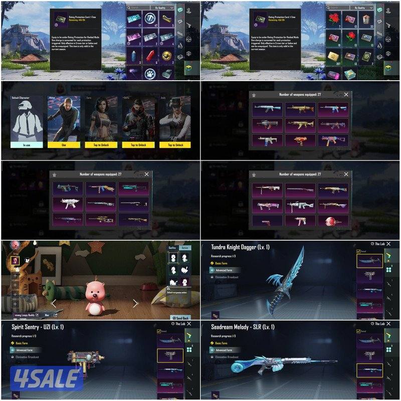 حساب ببجي ٤ كيل مسج لفله 58 وفيه ٢٣١ شده بيعه سريعه0