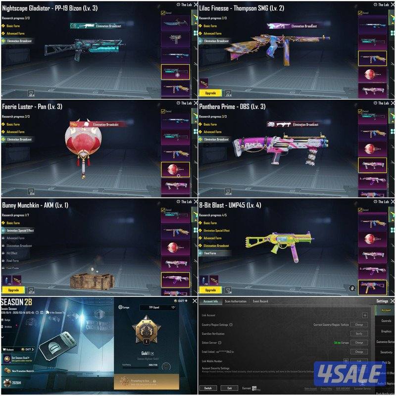 حساب ببجي ٤ كيل مسج لفله 58 وفيه ٢٣١ شده بيعه سريعه1