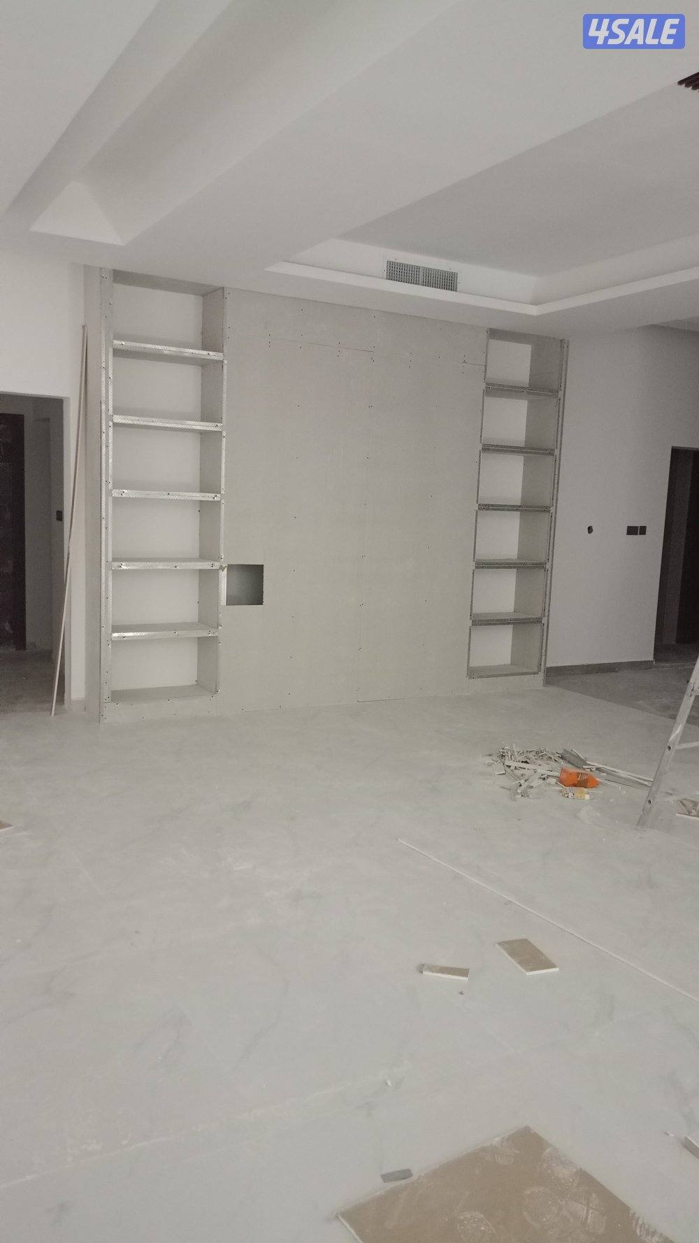 مينا جميع أعمال الجبس بورد قواطع سقف معا اضاىه مخفيه اسمنت بورد بديل ا14