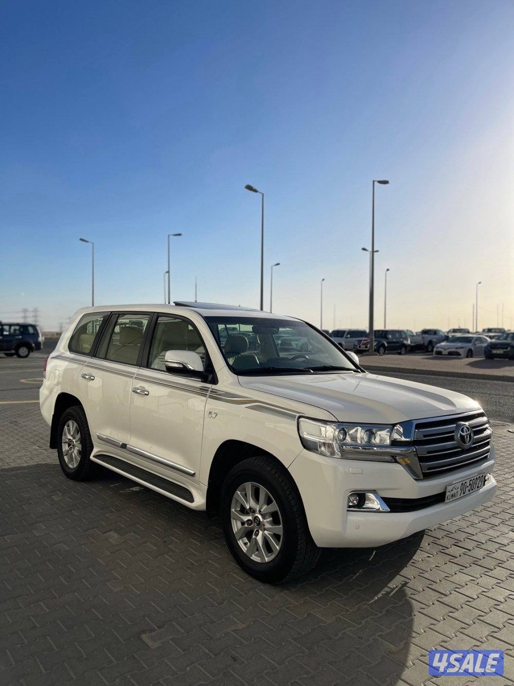 لاند كروز VXR وارد قطر صبغ الوكاله شرط الفحص1